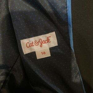 Boys Black Suit Jacket Size 16 Cat and Jack worn once